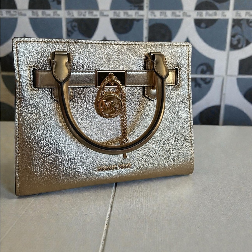 Michael Kors Metallic Gold Mini Bag